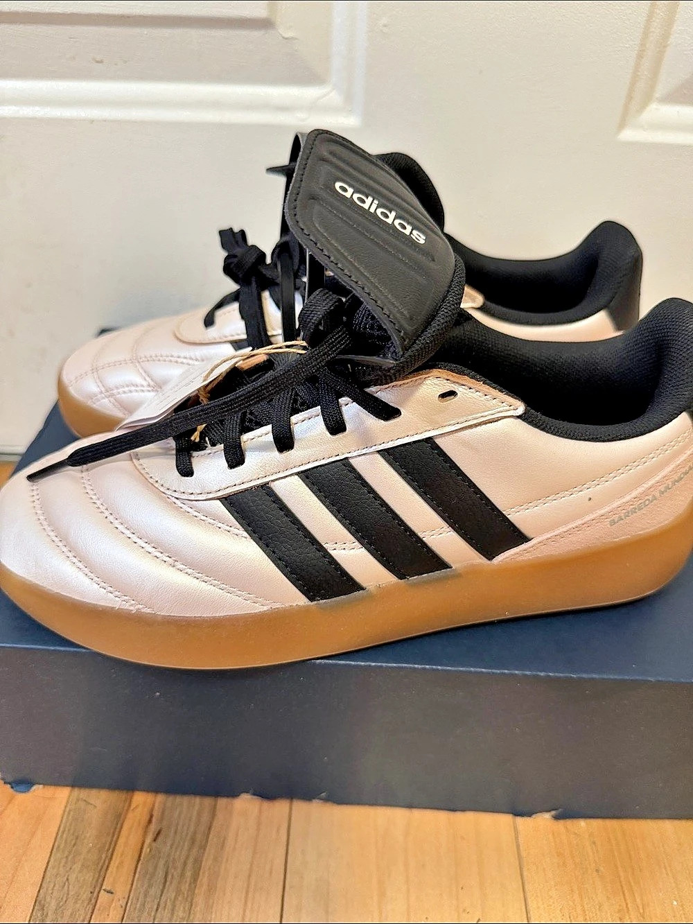 adidas Indoor Super Pink & Black Sneakers US 7.5 NWT